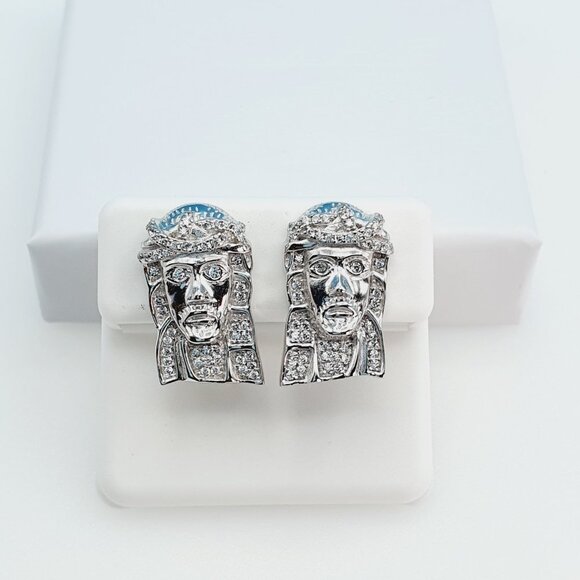 "925 Sterling Silver Cubic Zirconia Earrings, U19254808 - Picture 9 of 11